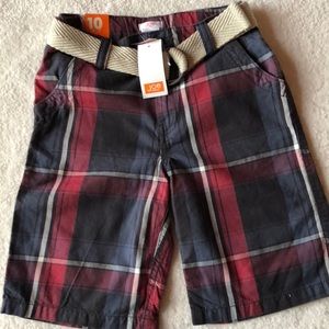 Boys plaid shorts